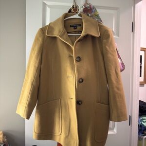 Pendleton Yellow Pea Coat Classic Tailored Design